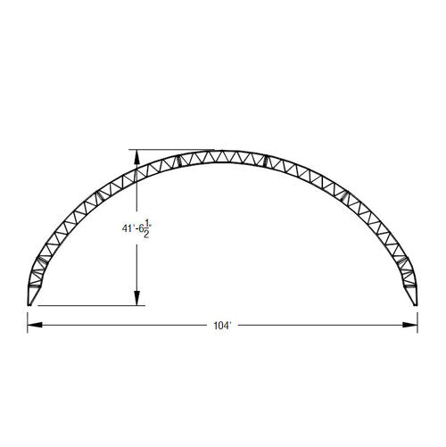 104LA x 208 Fabric Building