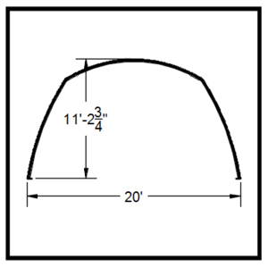 20L' x 40' Span-Tech Single Truss Leg System