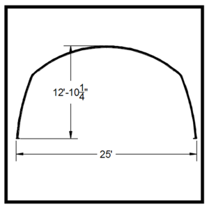 25L' x 40' Span-Tech Single Truss Leg System