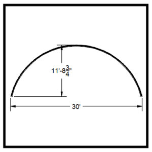 30' x 24'  Span-Tech Single Truss System